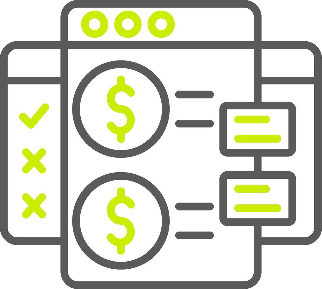 Pricing Dynamic Web Graphic vector