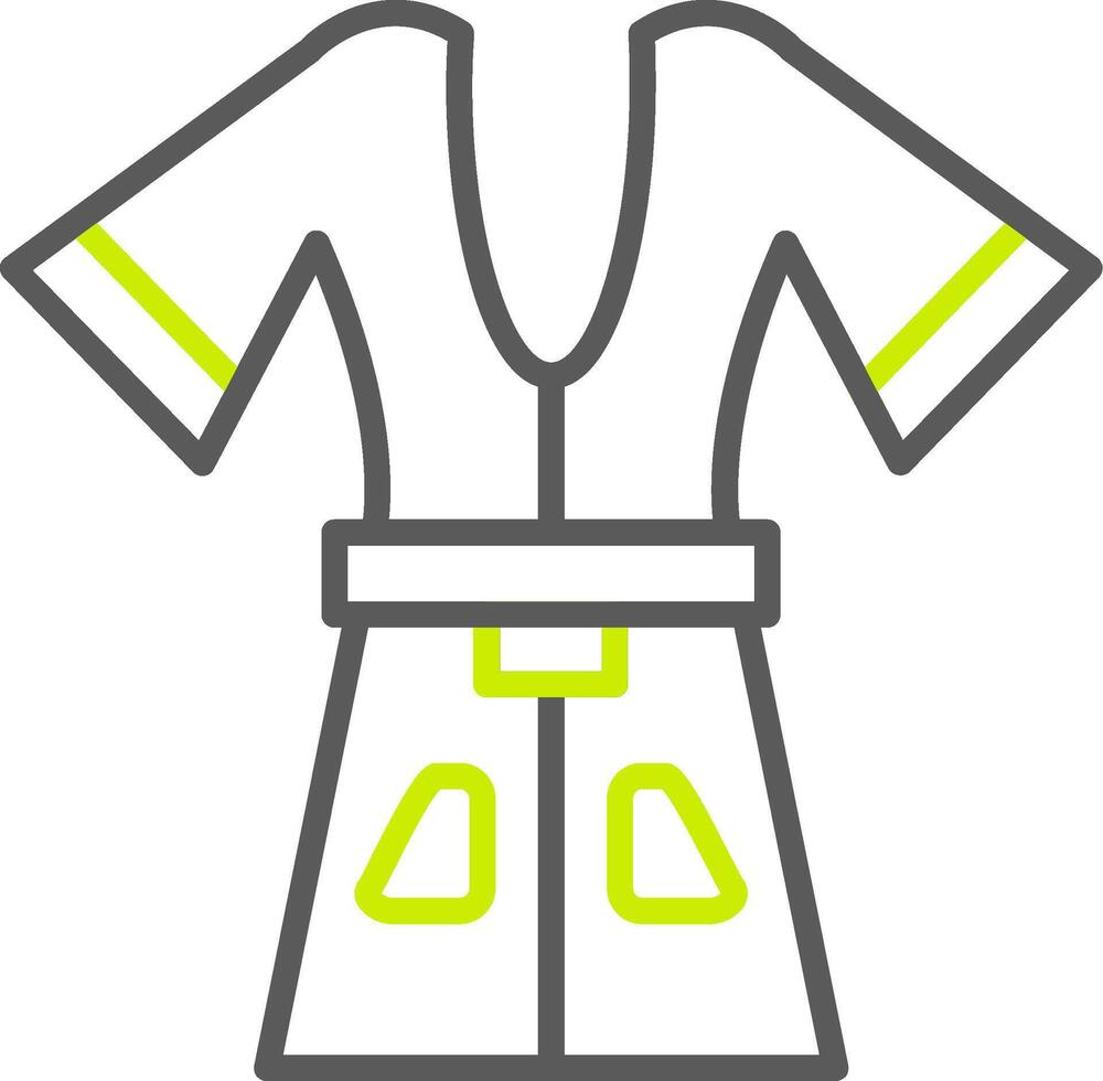 Robe Highlighted UX Stamp vector