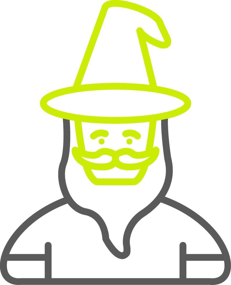 Wizard Clean Badge Asset vector