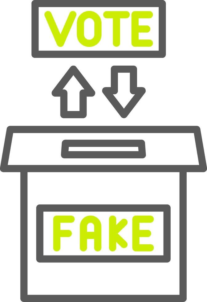 Fake Dynamic Visual Mark vector