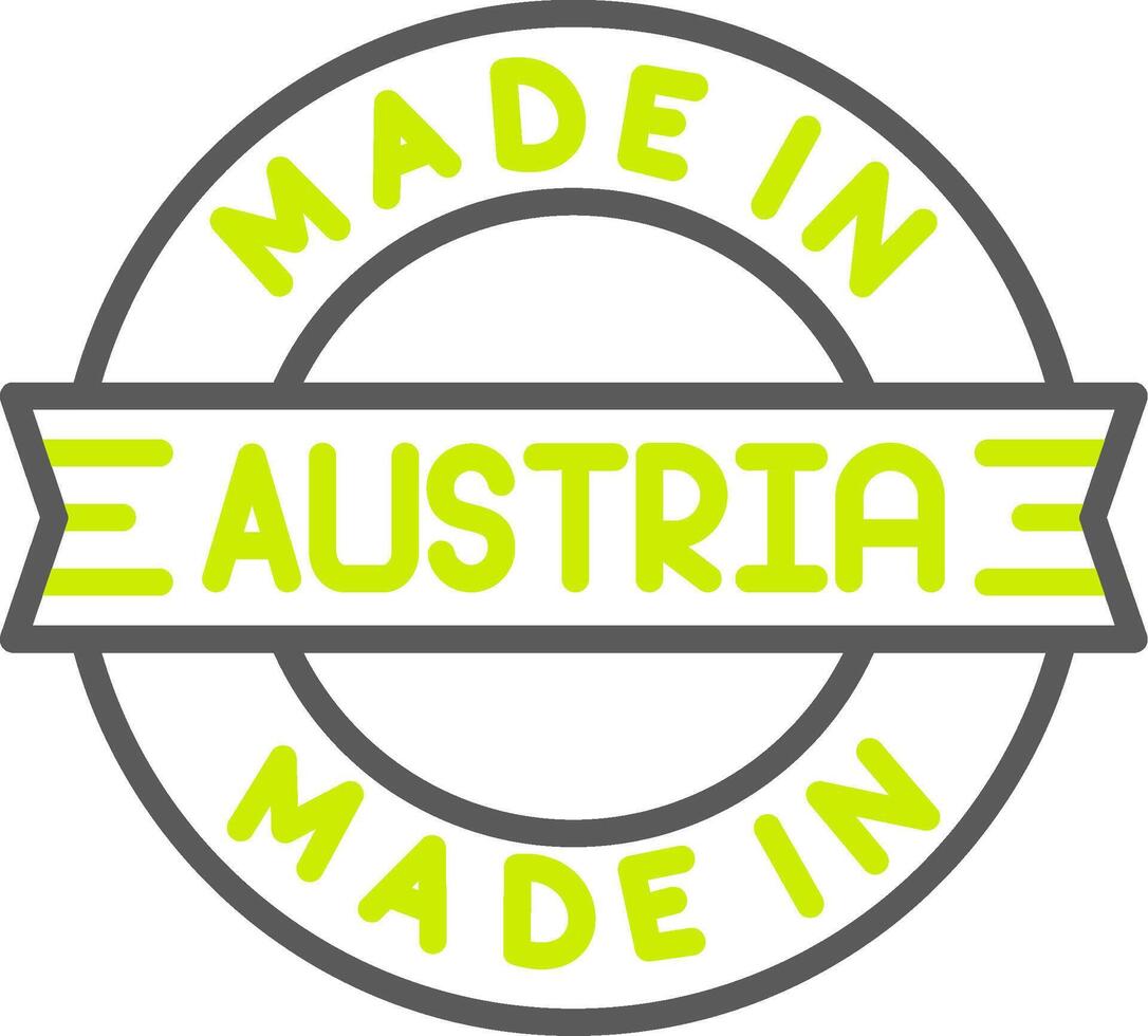 Made In Austria Modular Design Token vector