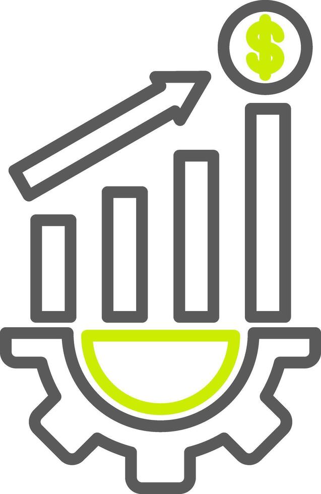 Progress NextGen Line Drawing vector