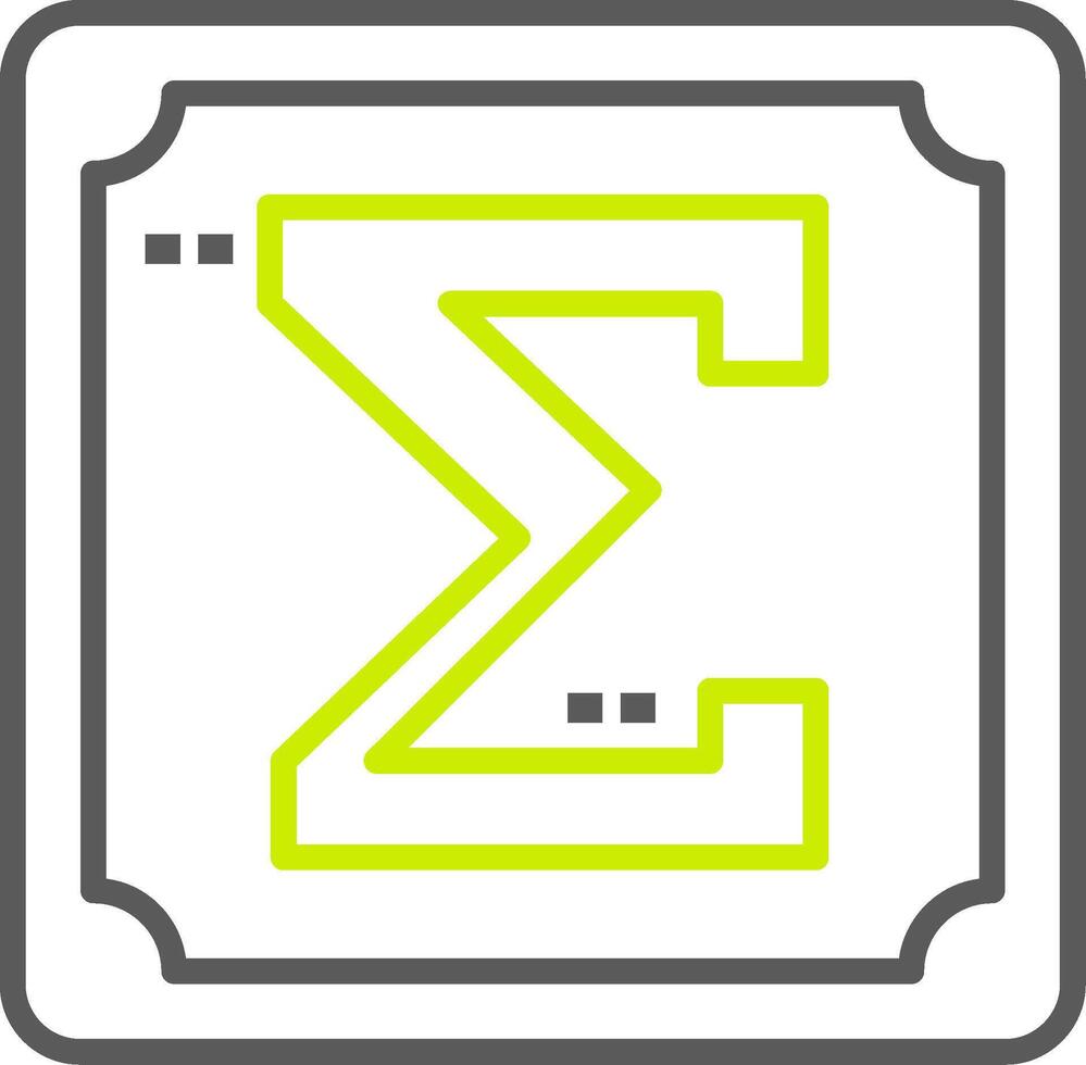 Summation NextGen Line Drawing vector