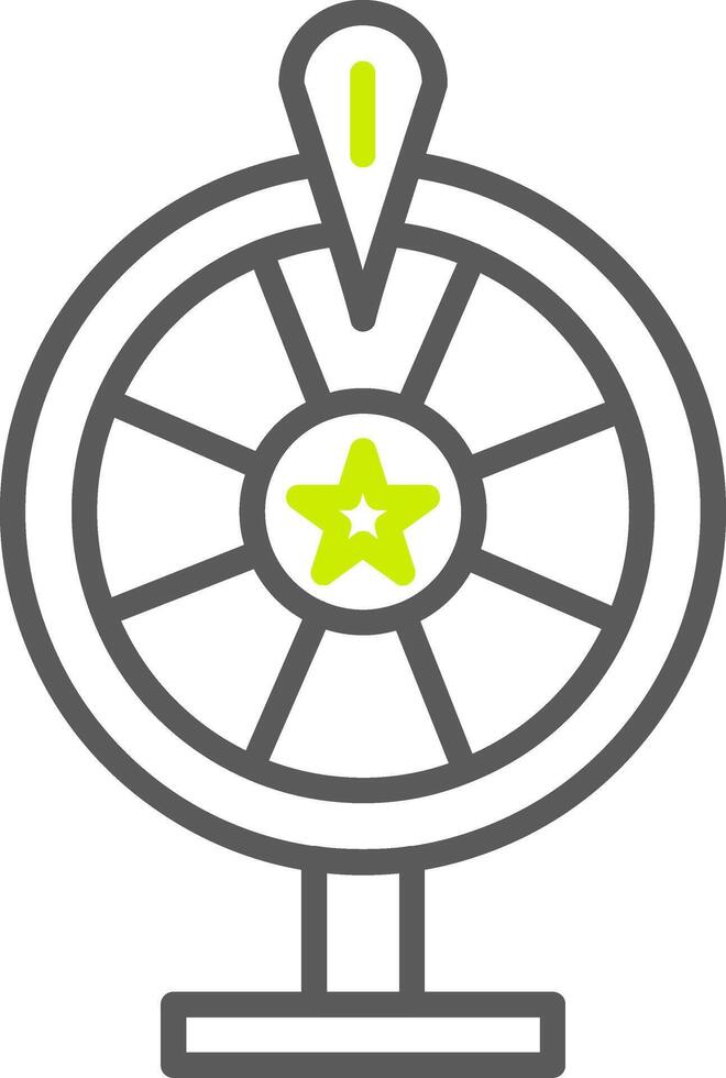 Wheel Of Fortune Secure App Element vector