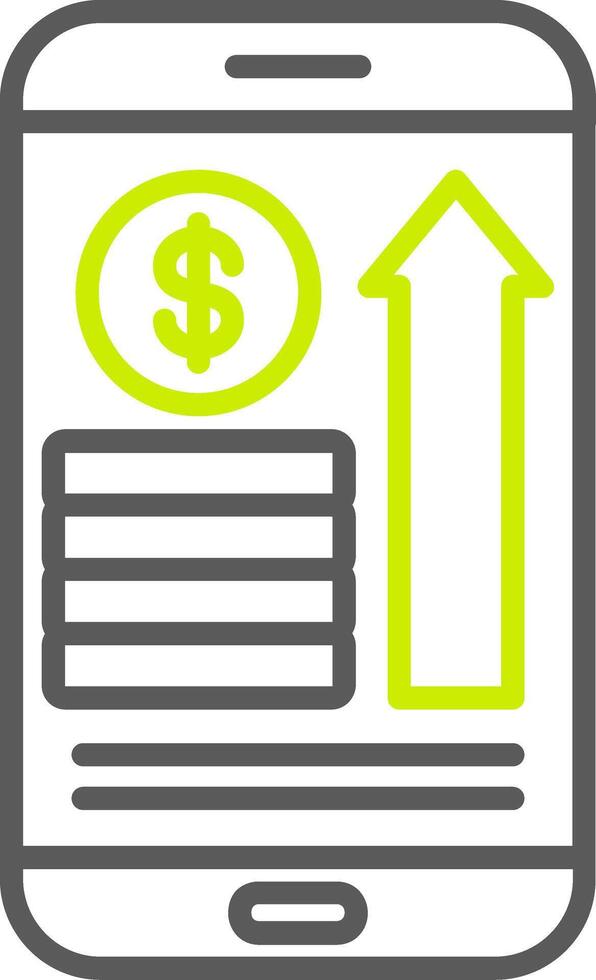 Growth Trendy UI Label vector