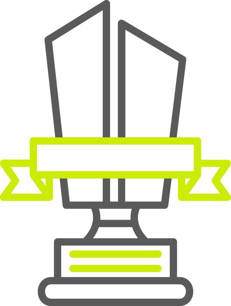 Trophy Cup Custom Interface Symbol vector