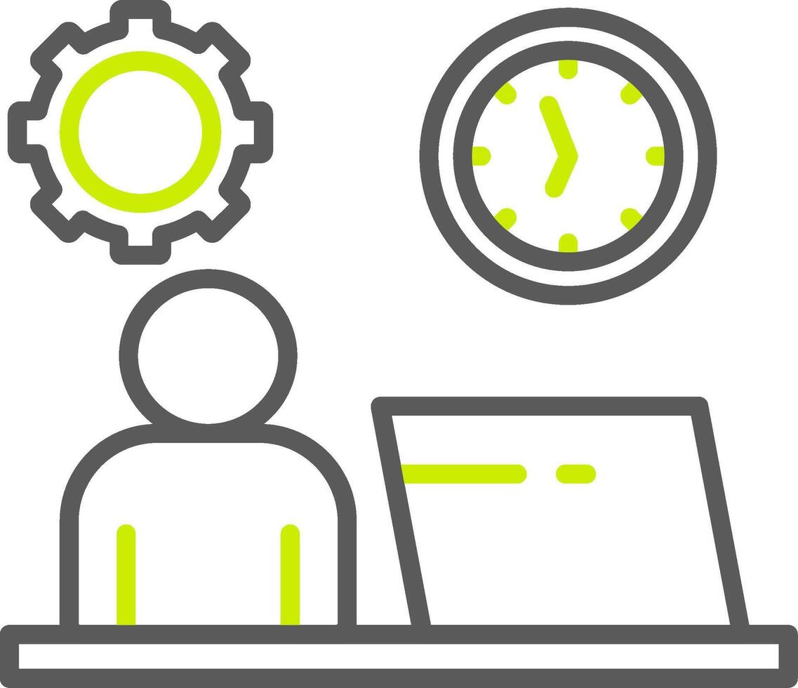 Work Time FutureReady App Mark vector