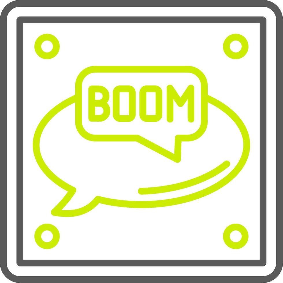 Boom Custom Visual Mark vector