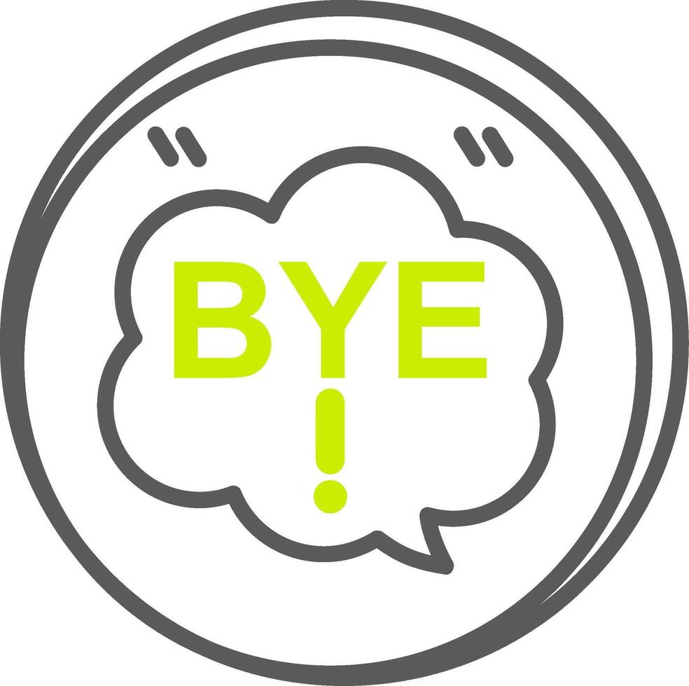 Bye Optimized Visual Mark vector