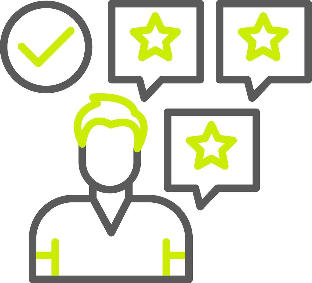 Feedback Bold Shape Icon vector