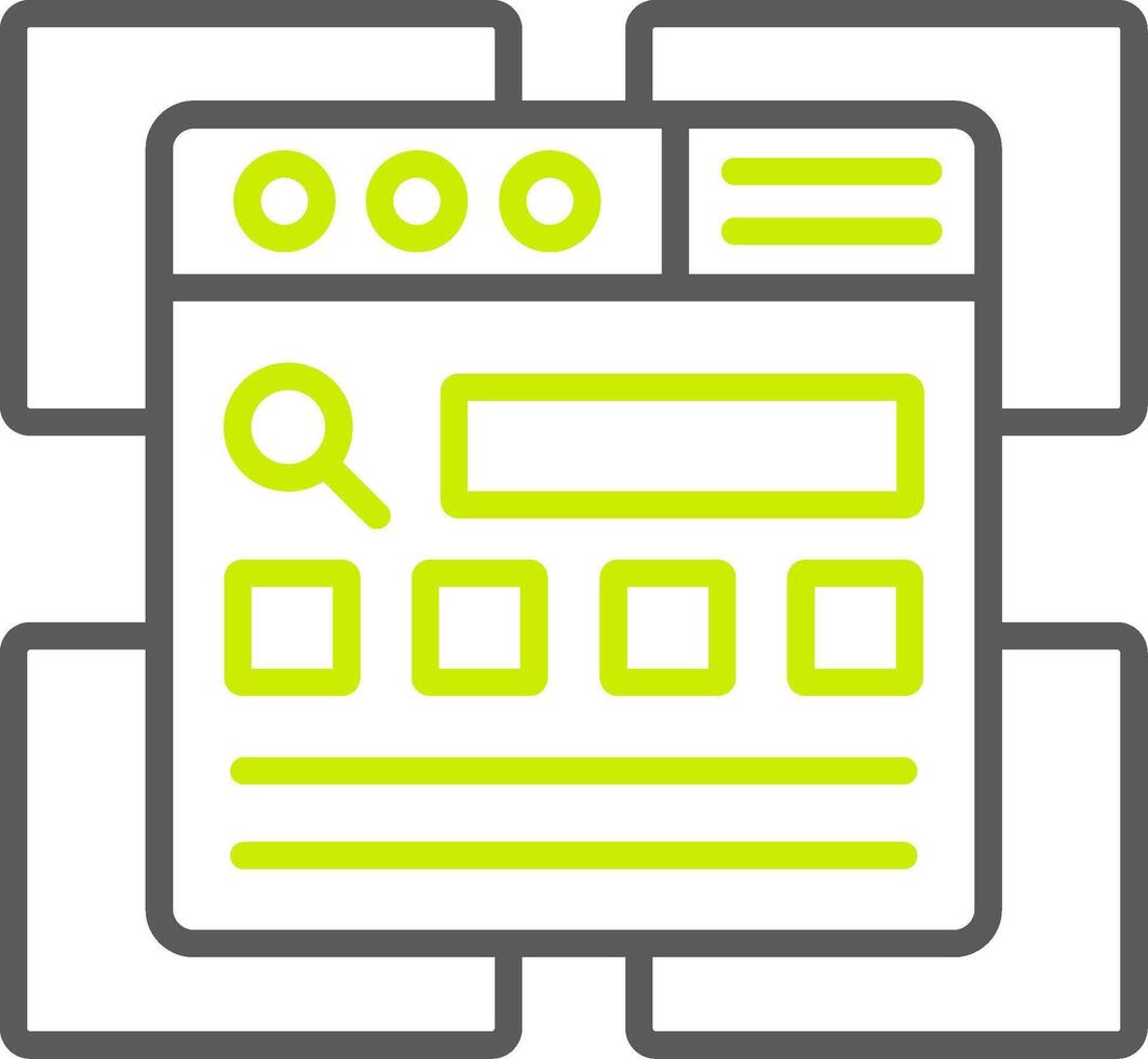 Regression NextGen Line Drawing vector
