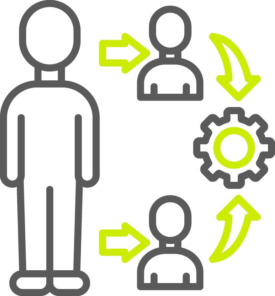 Team Management Advanced Creative Piece vector