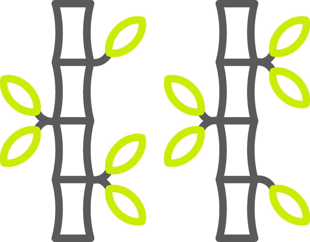 Bamboo Streamlined Tech Badge vector