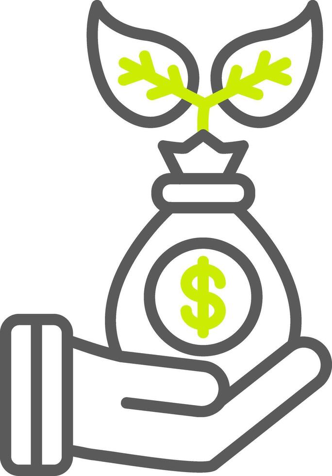Investment Minimal UX Part vector