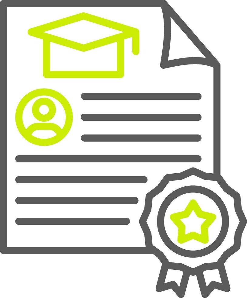Certificate Custom Interface Symbol vector
