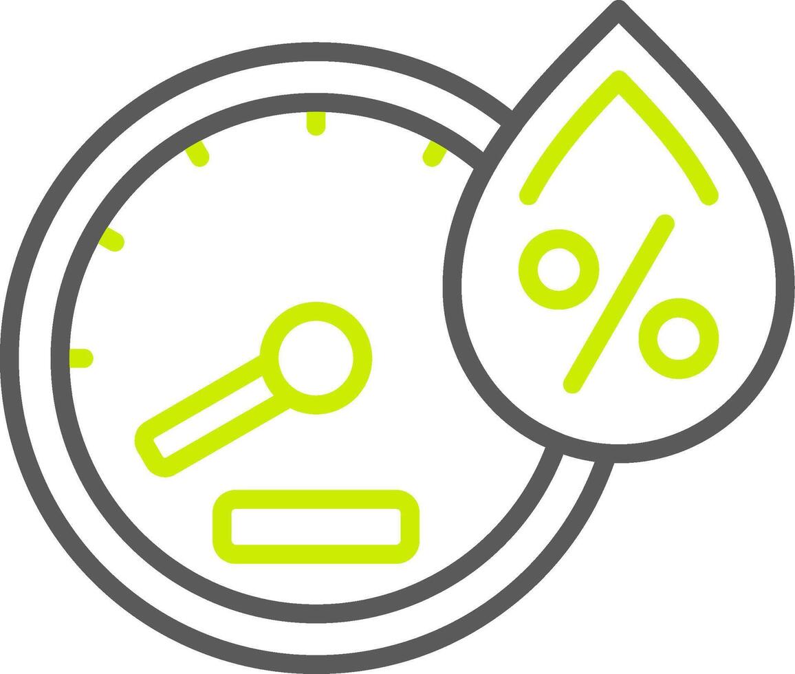 Humidity Smart Line Drawing vector