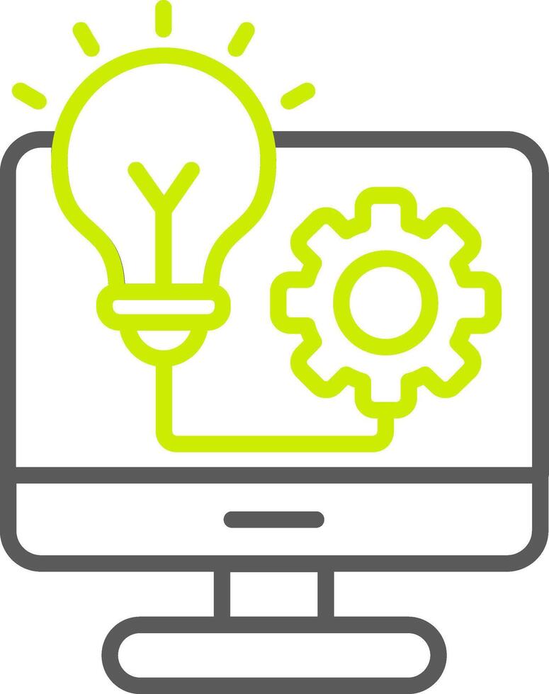 Monitor NextGen Creative Piece vector