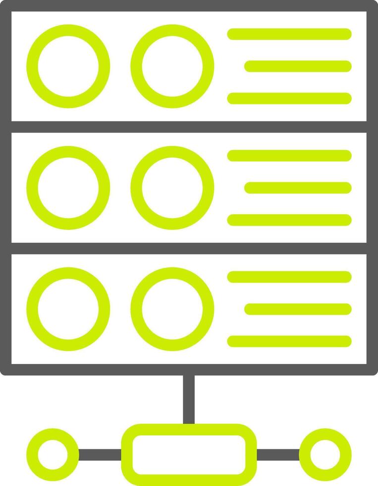 Server Abstract App Mark vector