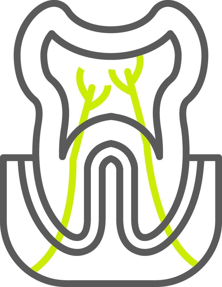 Tooth Sleek Icon Frame vector