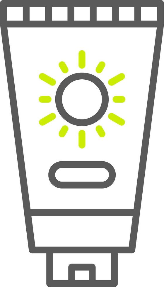 Sun Cream NextGen Design Token vector