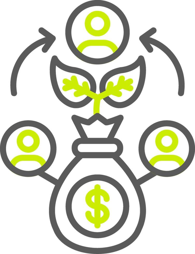 Investor Dynamic Web Graphic vector