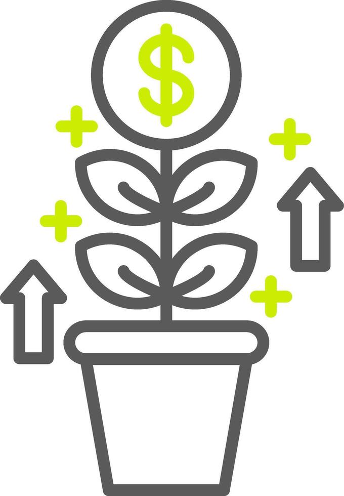 Money Tree Custom UX Asset vector