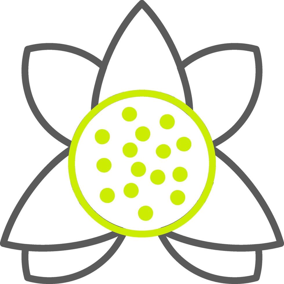 Tiger Lily Custom Line Drawing vector