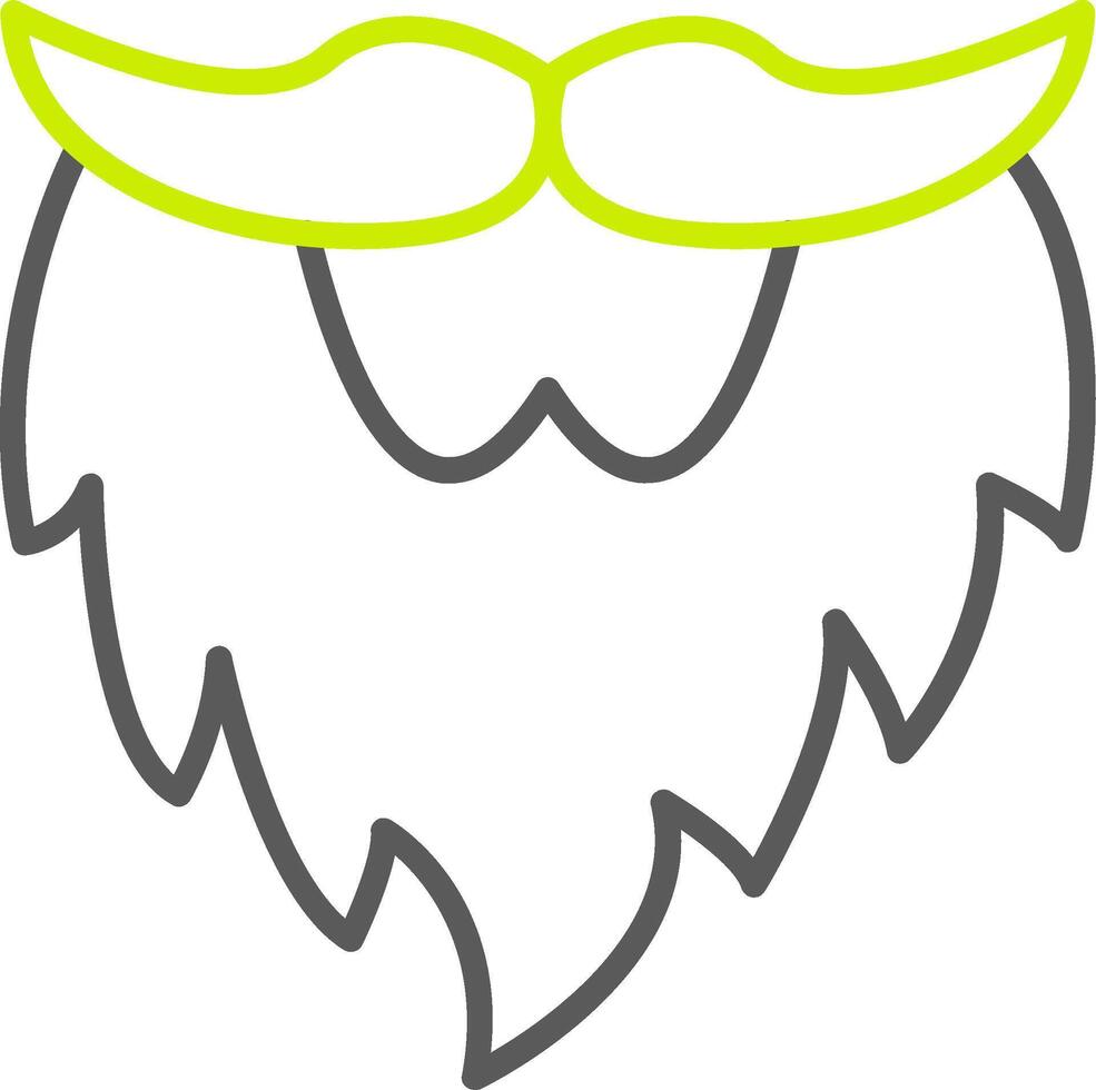 Beard Dynamic Web Graphic vector