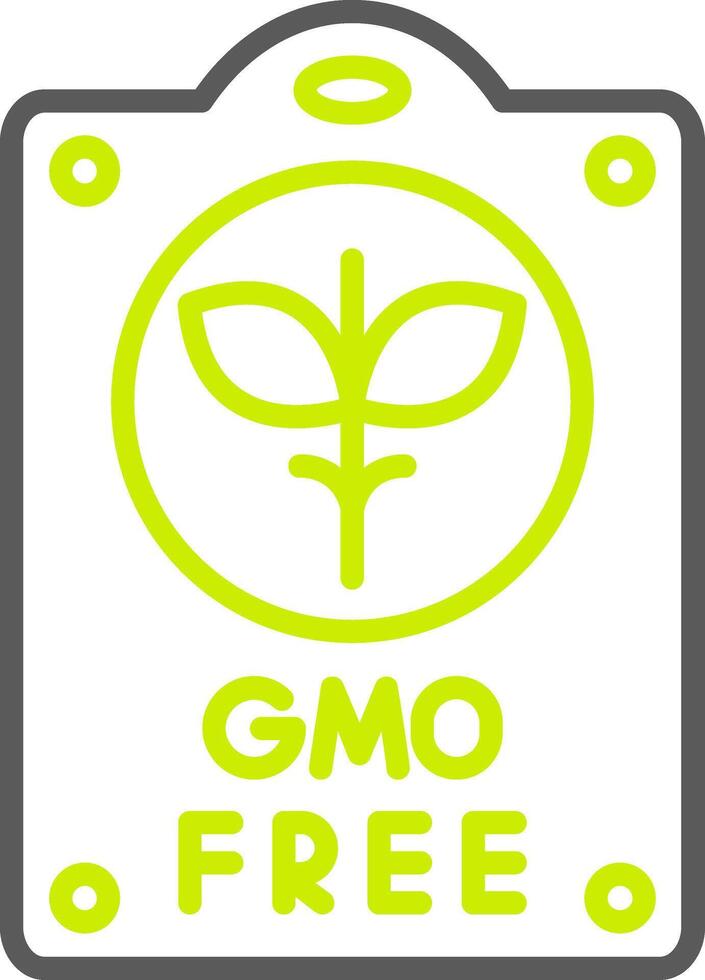 Gmo Free Advanced Visual Mark vector