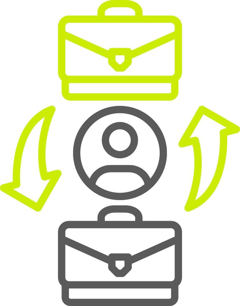 Job Rotation Polished Design Token vector