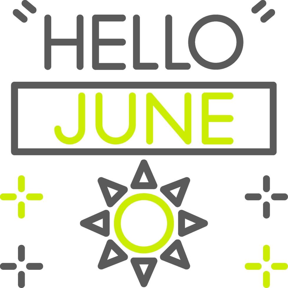 June Artistic UI Component vector