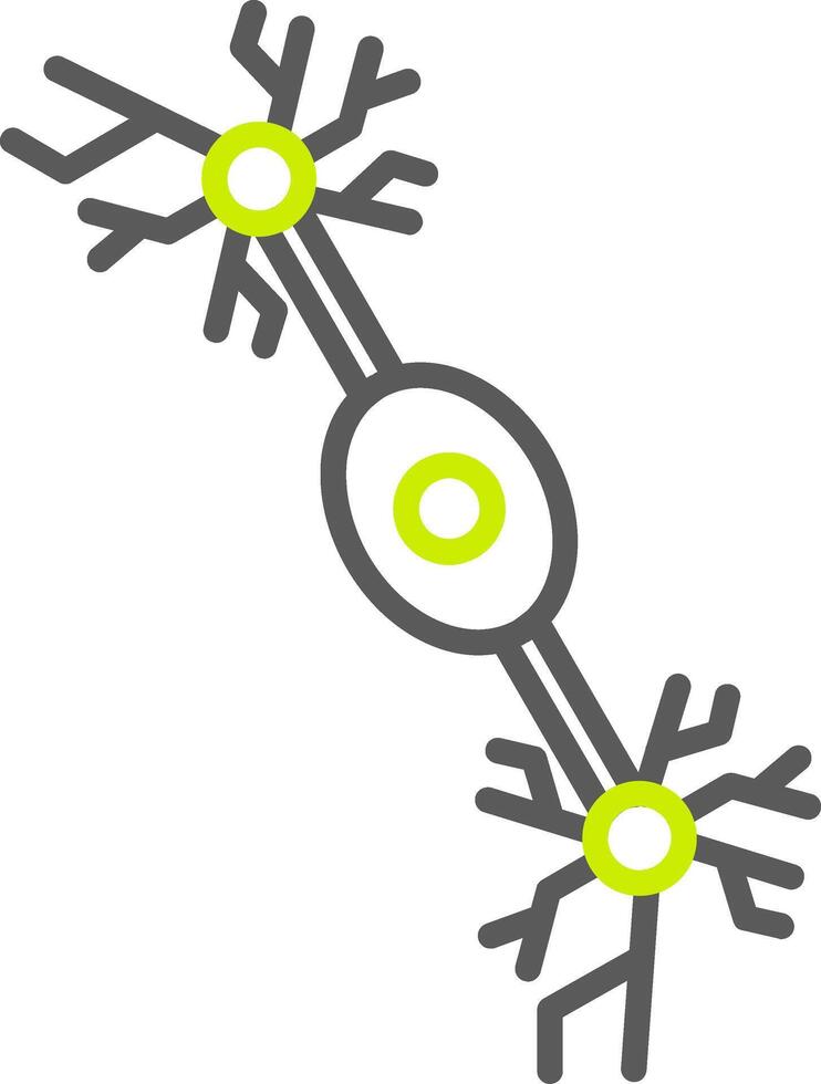 Multipolar Neuron Optimized Line Drawing vector