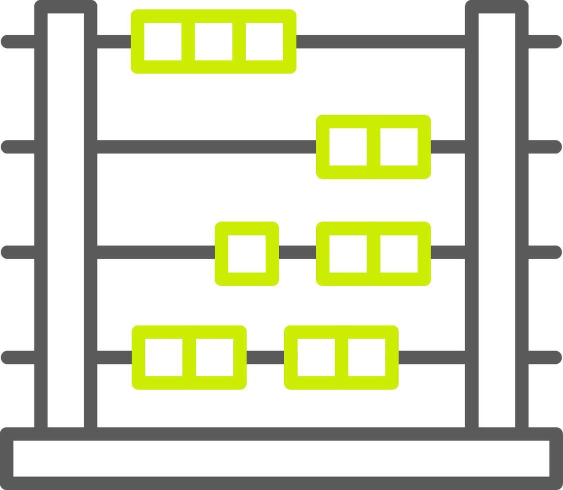 Abacus Sleek Icon Frame vector
