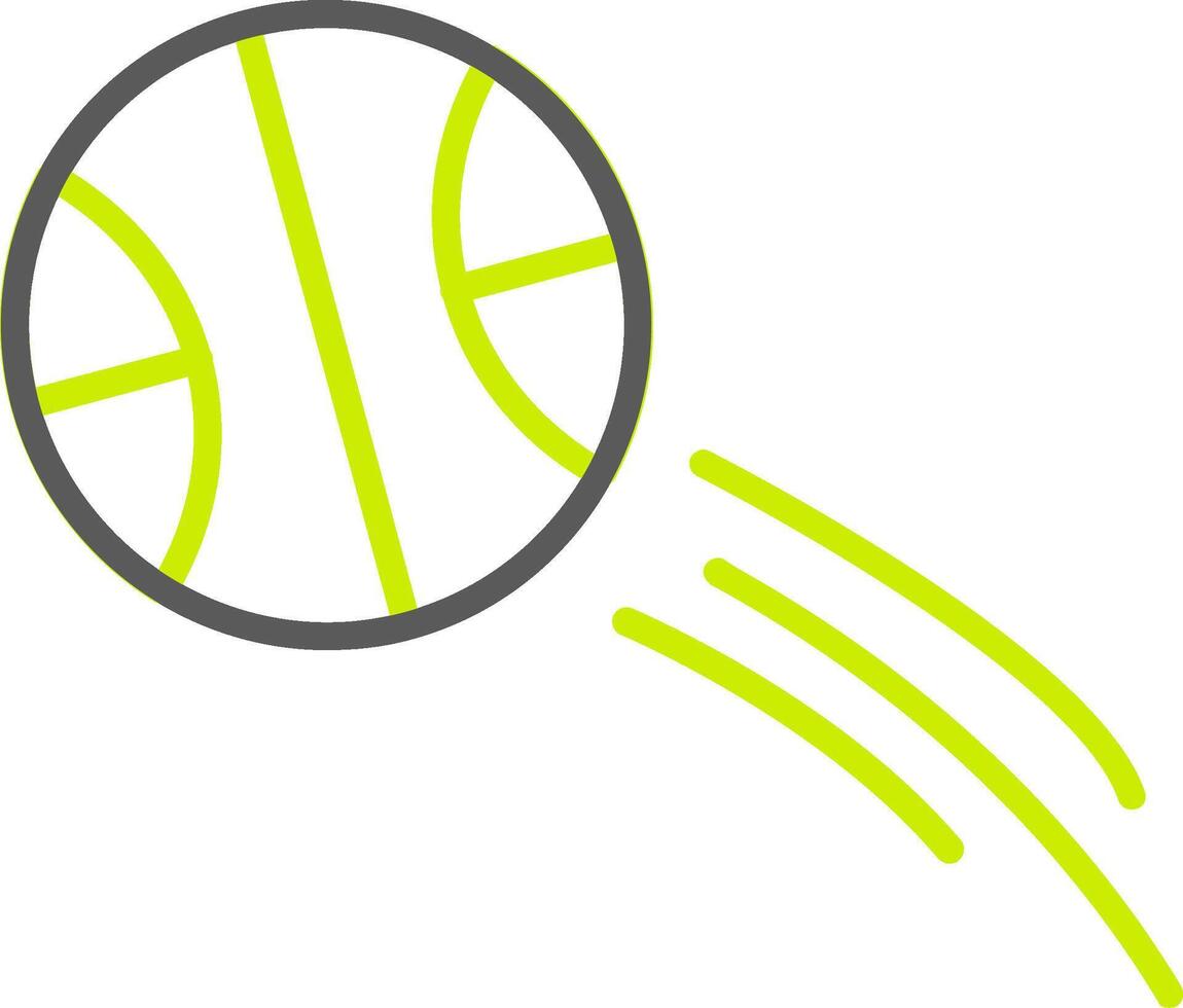 Football Throw Streamlined Design Token vector
