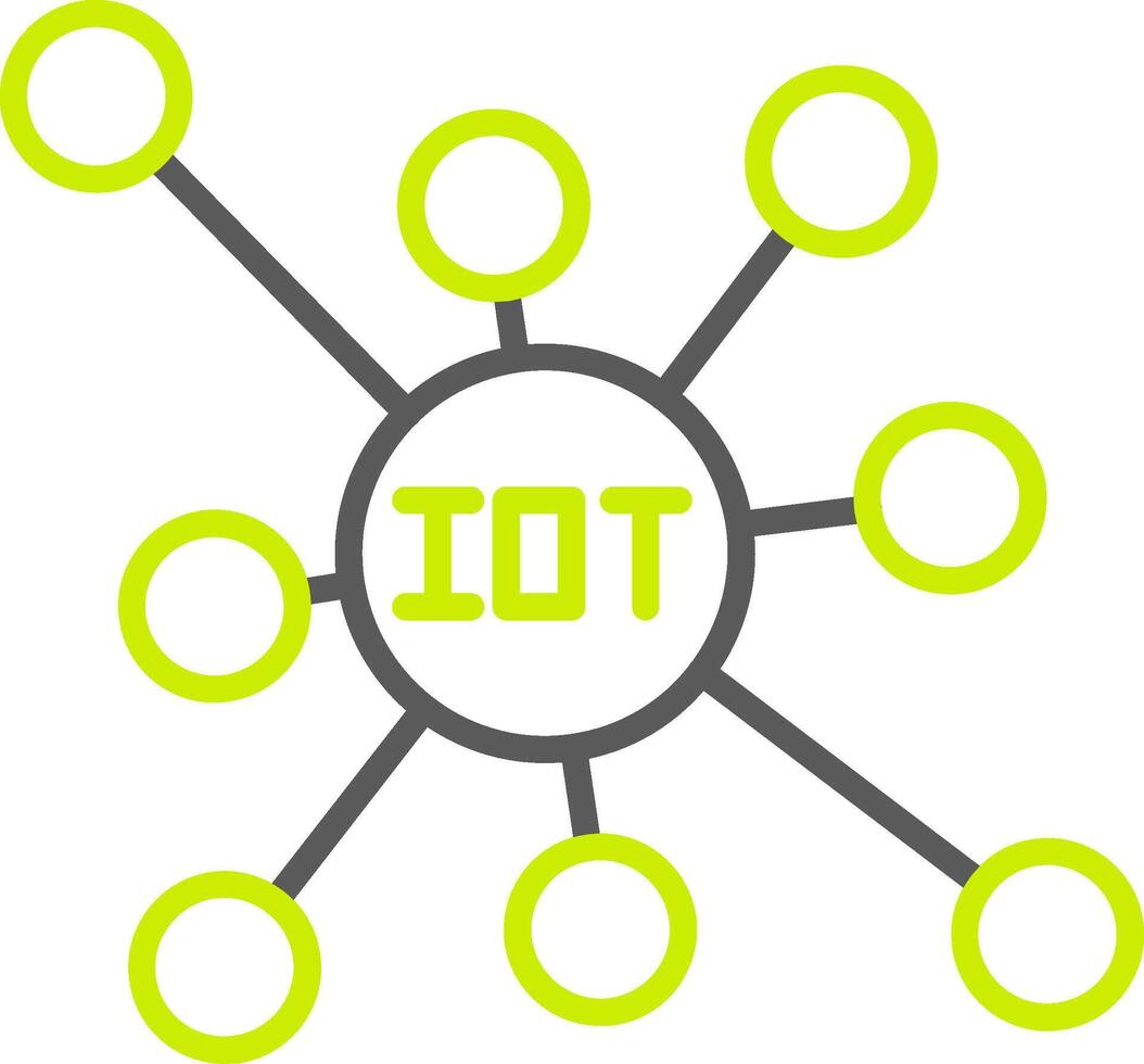 Iot Custom Tech Badge vector