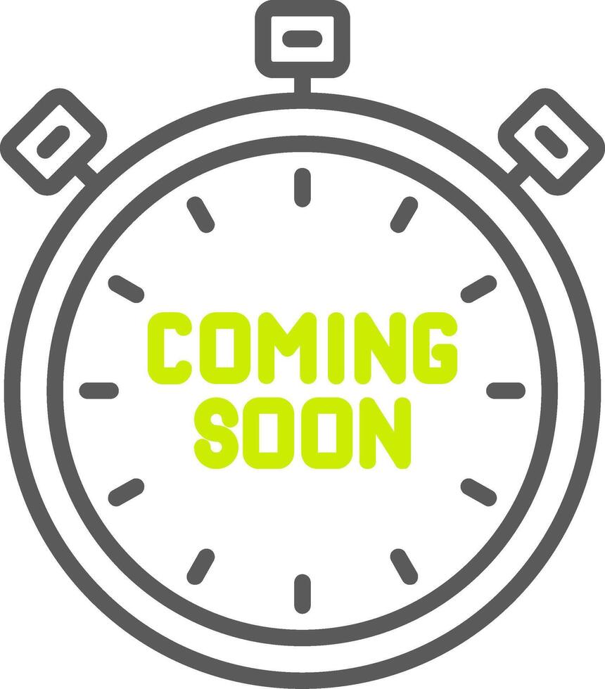 Soon Versatile Line Drawing vector