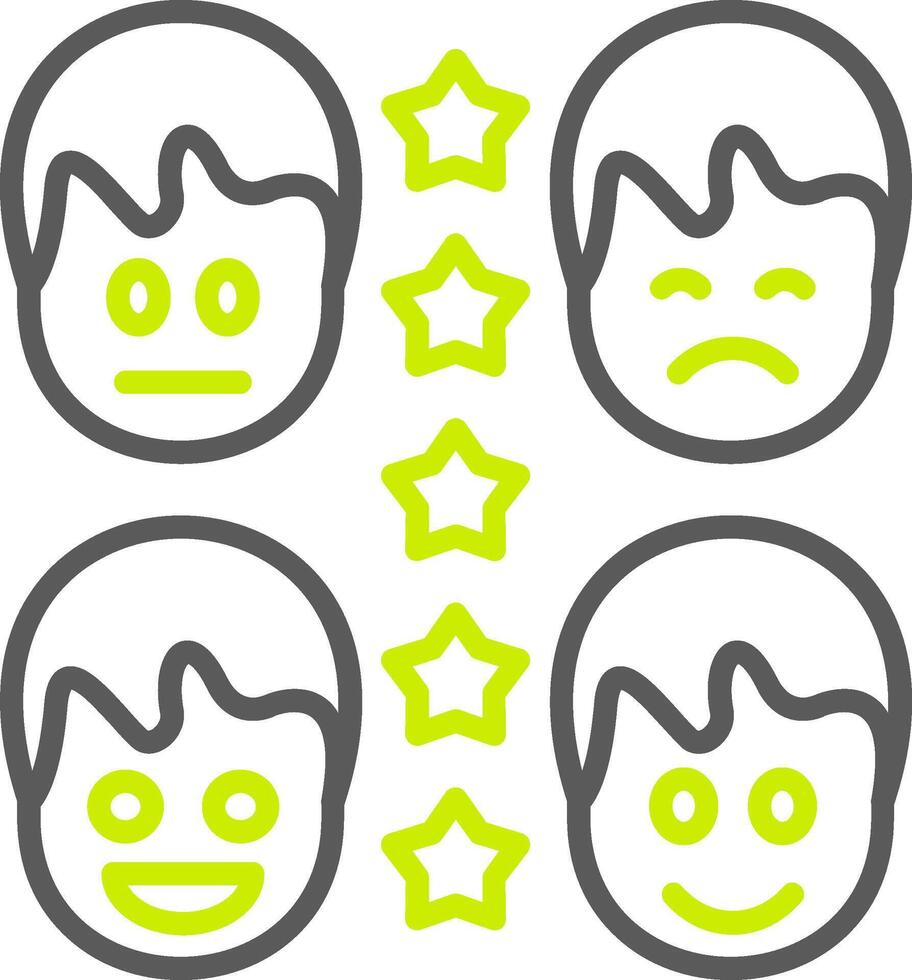 User Rating Artistic UI Component vector