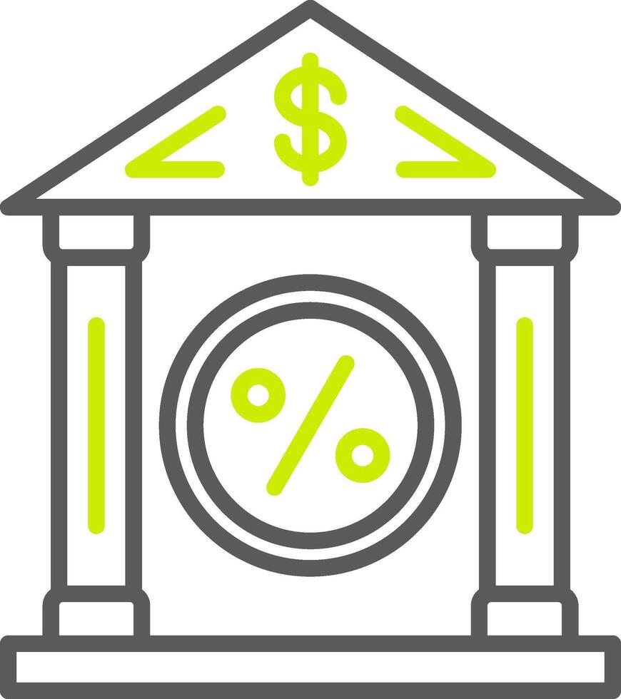 Bank Rate Advanced Tech Badge vector
