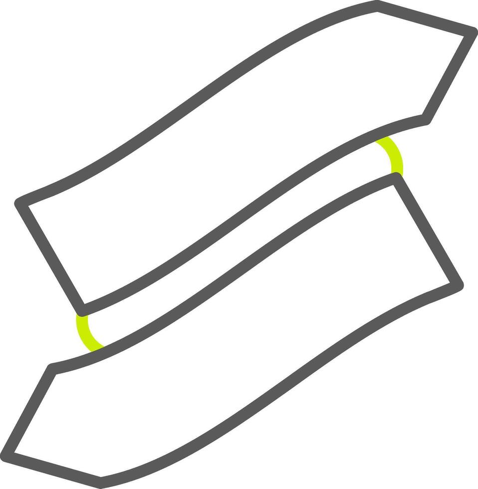 Folded Ribbon Advanced UX Module vector