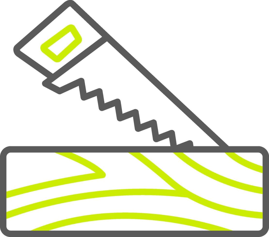 Hand Saw Advanced Design Token vector