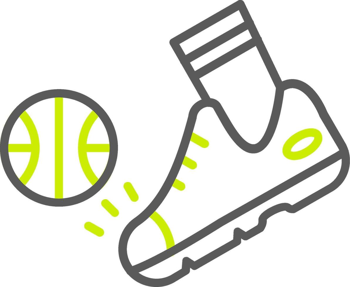 Kick Dynamic Visual Mark vector