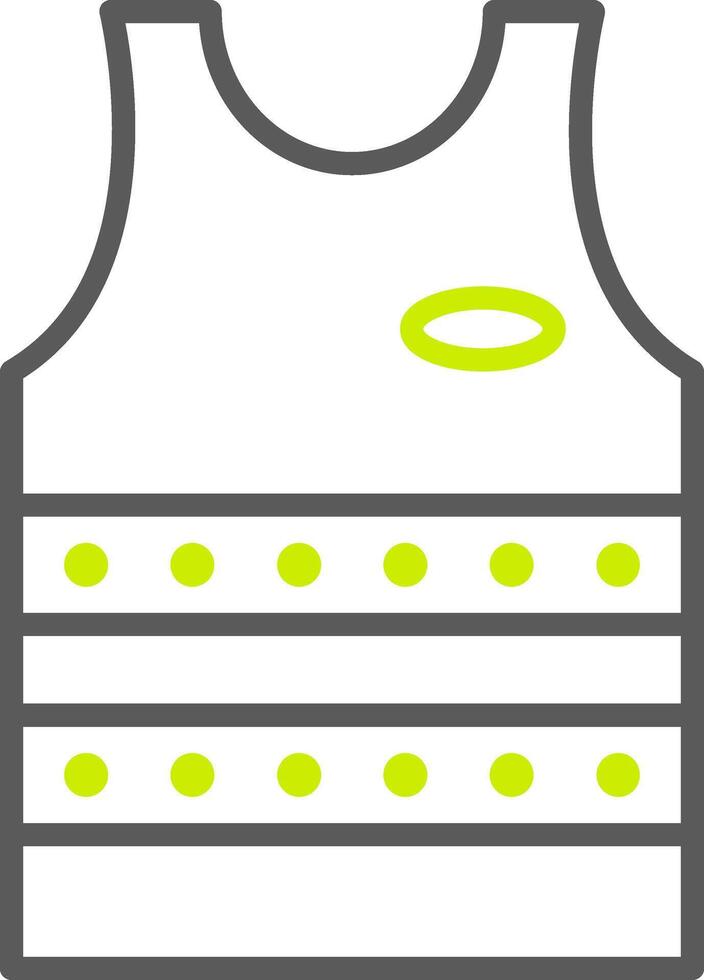Summer Shirt Sleek Icon Frame vector
