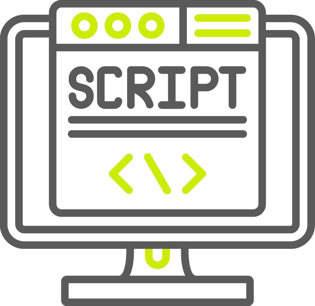 Script Polished UI Module vector