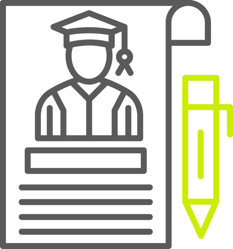 Curriculum Simple Web Tag vector