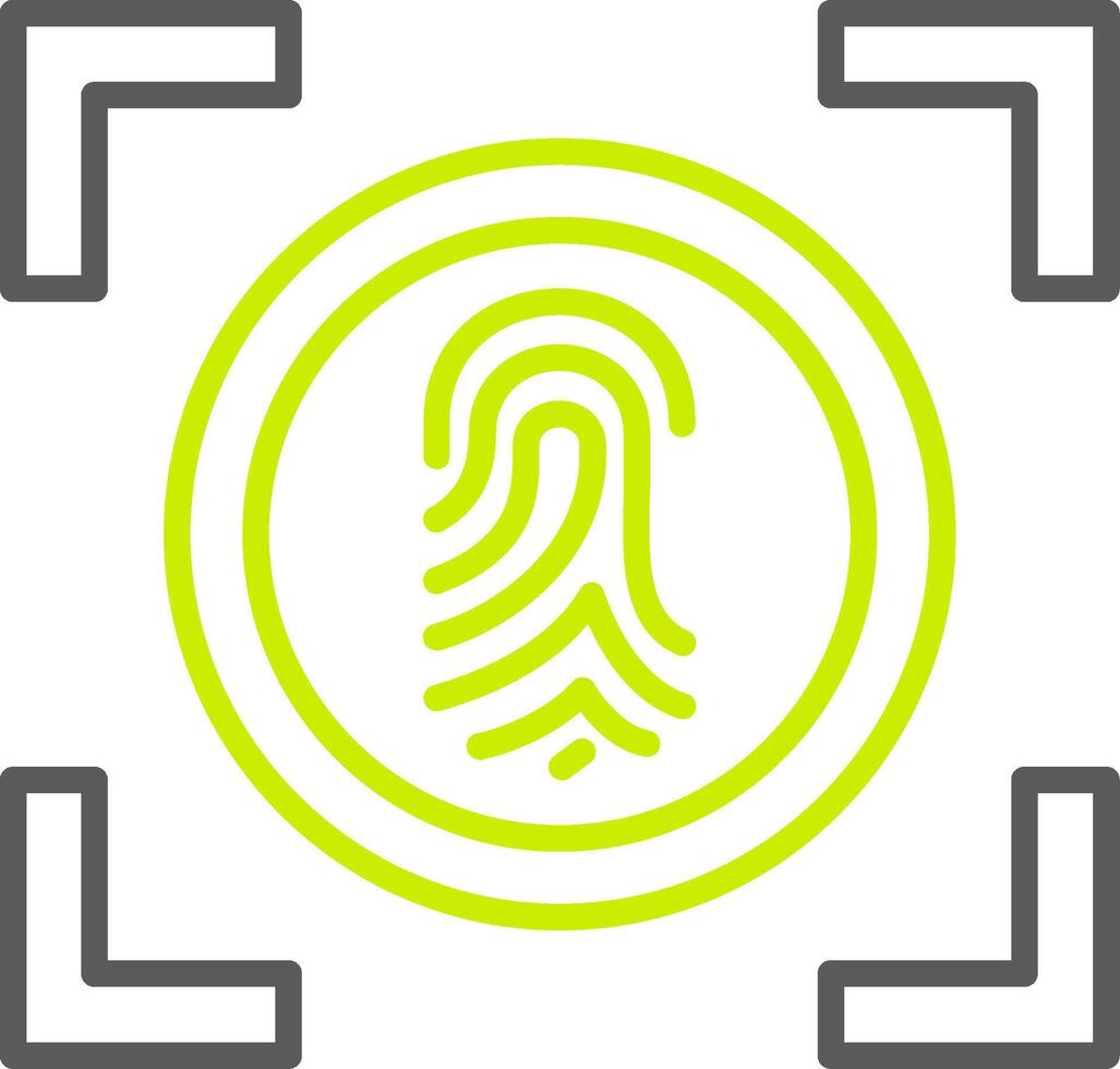 Fingerprint Elegant Grid Pattern vector