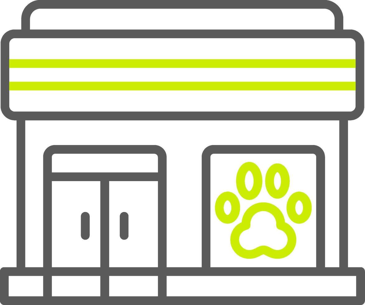 Pet Shop Elegant Visual Mark vector