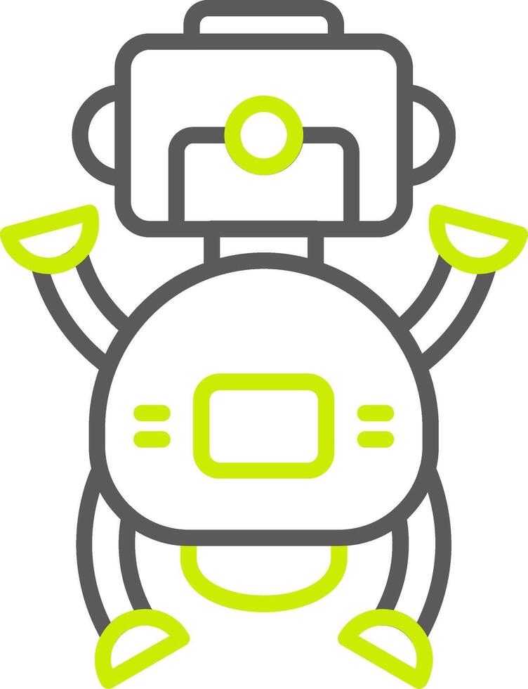 Robot Subtle Interface Detail vector