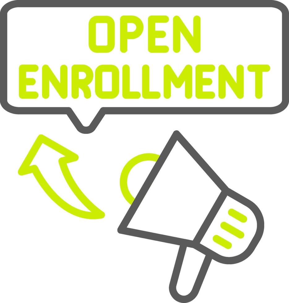 Open Enrollment Dynamic UX Asset vector
