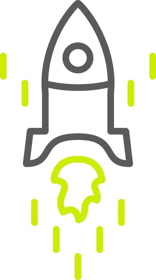 Rocket Polished Tech Badge vector