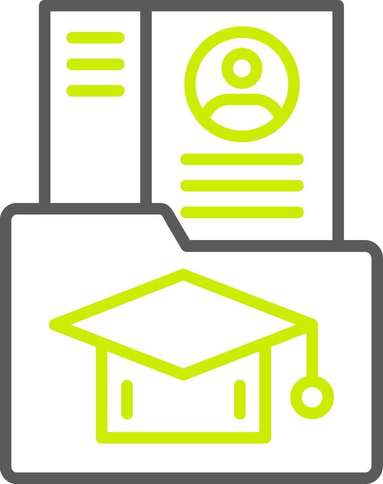 Curriculum Minimal UX Part vector